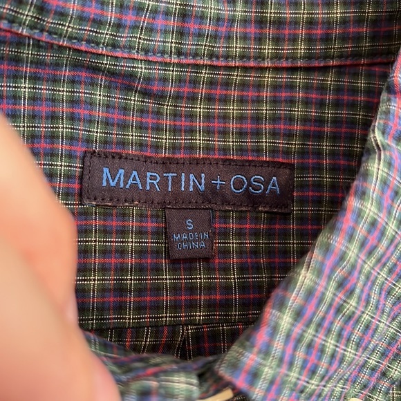 Martin + Osa Men’s Casual Button Down Shirt Size S - Picture 4 of 6